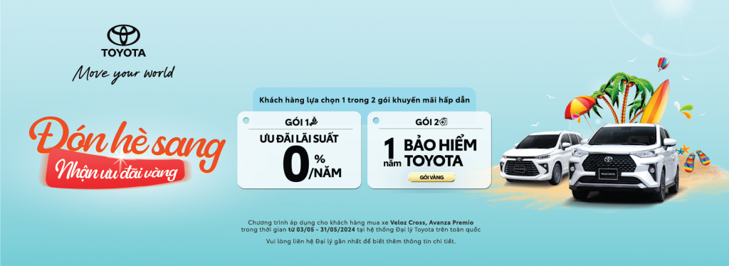  Chương trình ưu đãi đặc biệt cho Toyota Veloz Cross & Avanza Premio