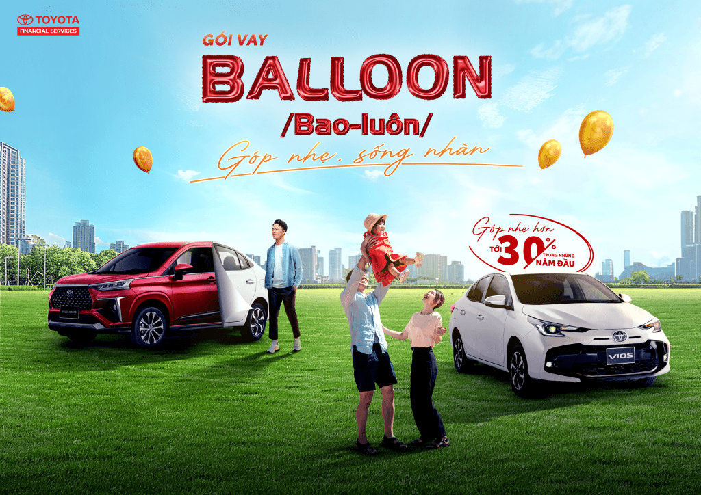 Gói vay Balloon là giải pháp góp nhẹ sống nhàn, giúp khách hàng dễ dàng sở hữu chiếc xe mơ ước.
