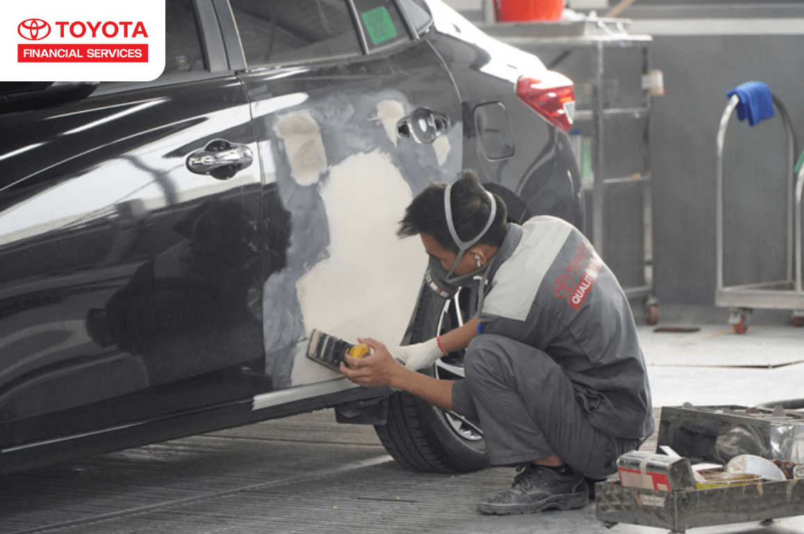 Quy trình sơn lại xe ô tô - Chuẩn bị bề mặt