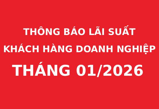 Thông Báo Lãi Suất Vay Mua Xe Toyota Cho Khách hàng Doanh Nghiệp – Tháng 01/2026