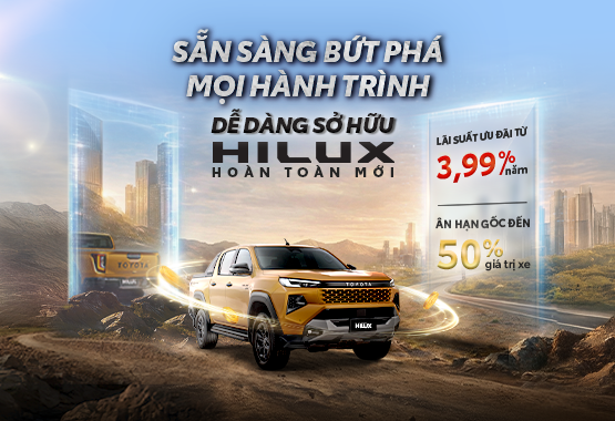 Ưu Đãi Lãi Suất Vay Mua Xe Toyota Hilux 2026