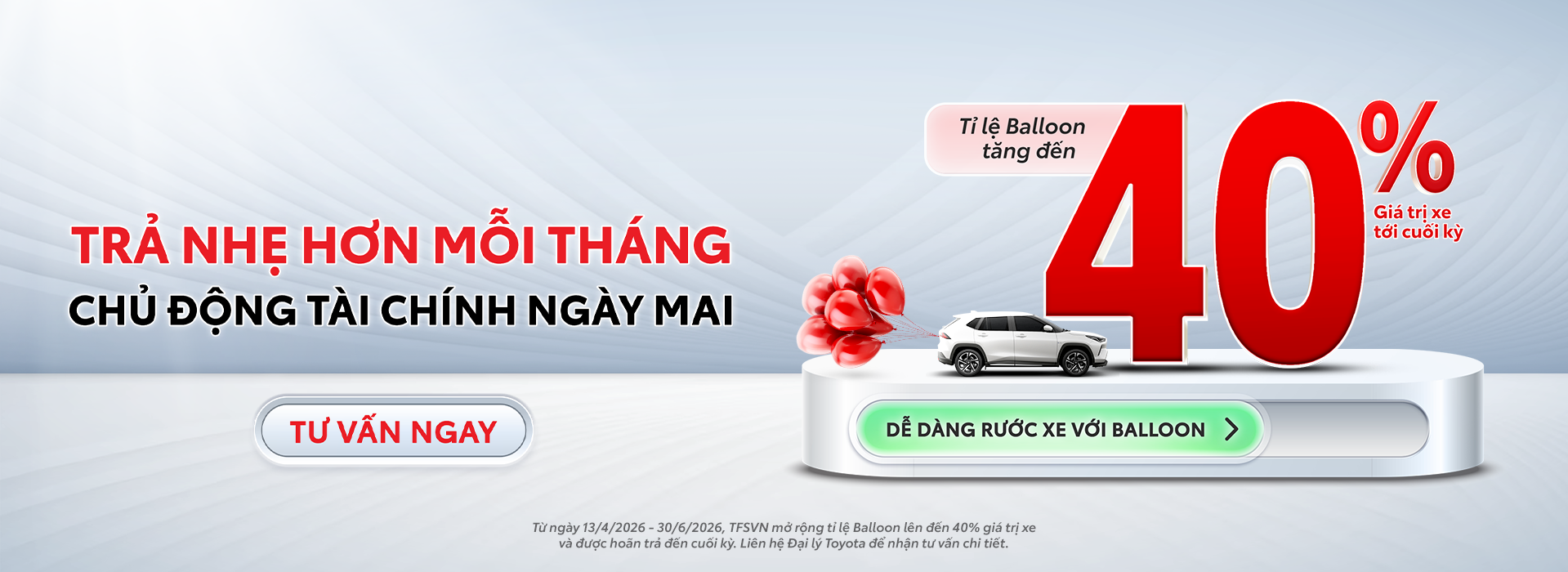 Tăng Lợi Ích Tài Chính Với Chương Trình Vay Balloon Mở Rộng