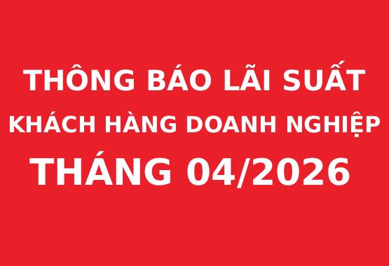 Thông Báo Lãi Suất Vay Mua Xe Toyota Cho Khách hàng Doanh Nghiệp – Tháng 04/2026