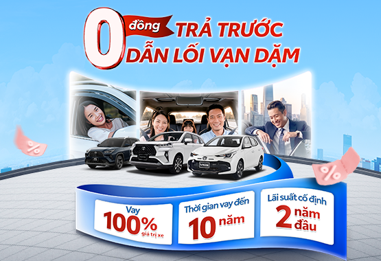 Vay Mua Toyota Không Cần Vốn: Chương Trình Vay Trả Trước 0 Đồng