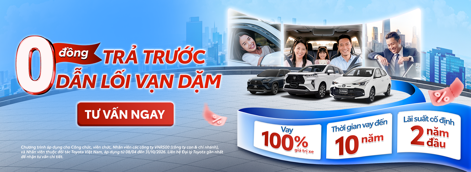 Vay Mua Toyota Không Cần Vốn: Chương Trình Vay Trả Trước 0 Đồng