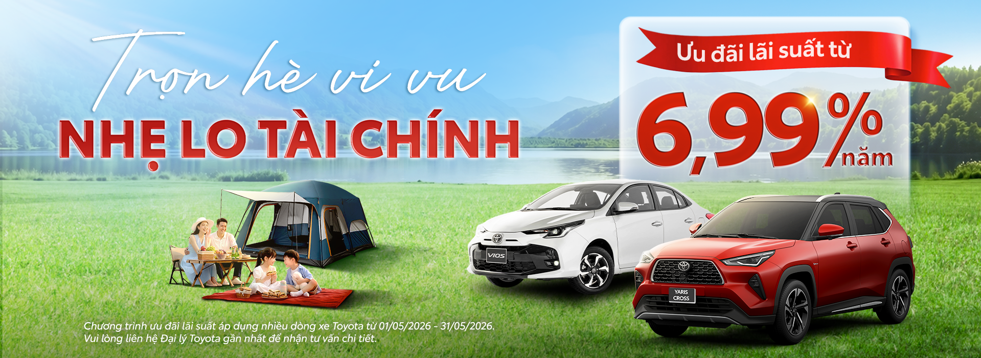 Ưu Đãi Lãi Suất Vay Mua Xe Toyota Trong Tháng 05/2026
