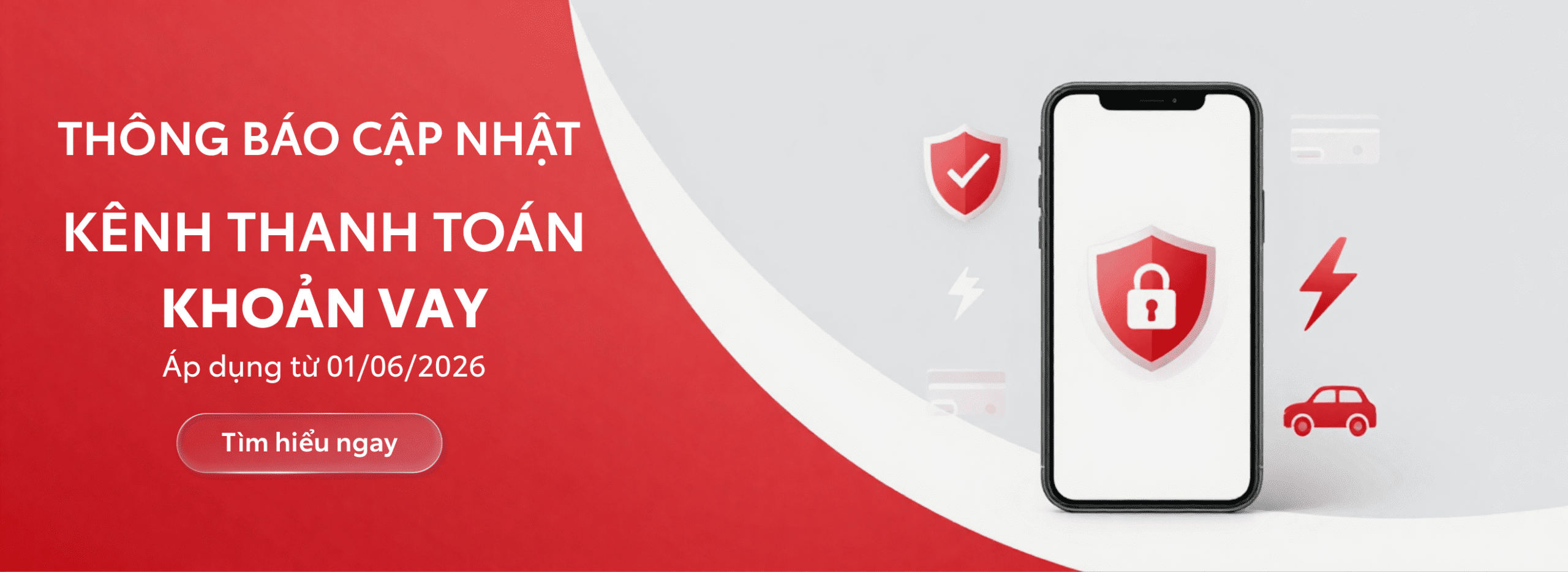 Thông Báo Cập Nhật Kênh Thanh Toán Khoản Vay