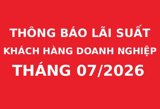 Thông Báo Lãi Suất Vay Mua Xe Toyota Cho Khách hàng Doanh Nghiệp – Tháng 07/2026