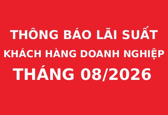 Thông Báo Lãi Suất Vay Mua Xe Toyota Cho Khách hàng Doanh Nghiệp – Tháng 08/2026